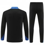 Inter Mailand Training Sweatshirts Viertelreißverschluss 2024-25 Schwarze